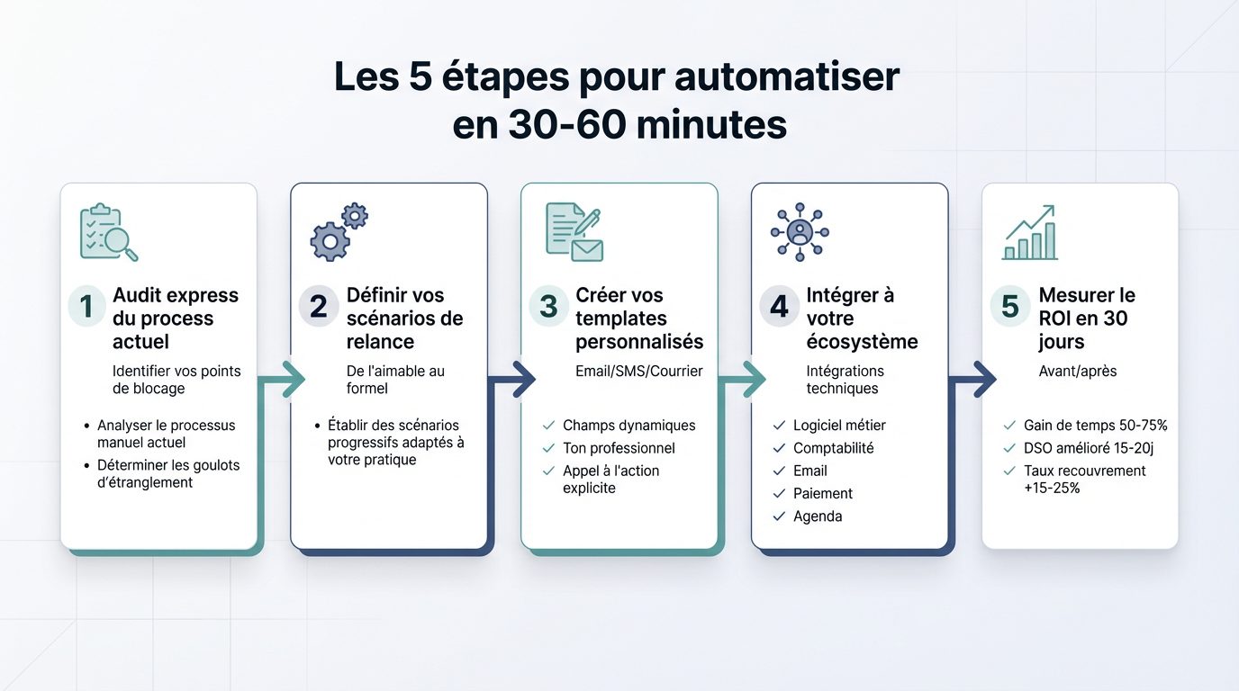 Automatisation relance impayés- Checklist 5 Étapes