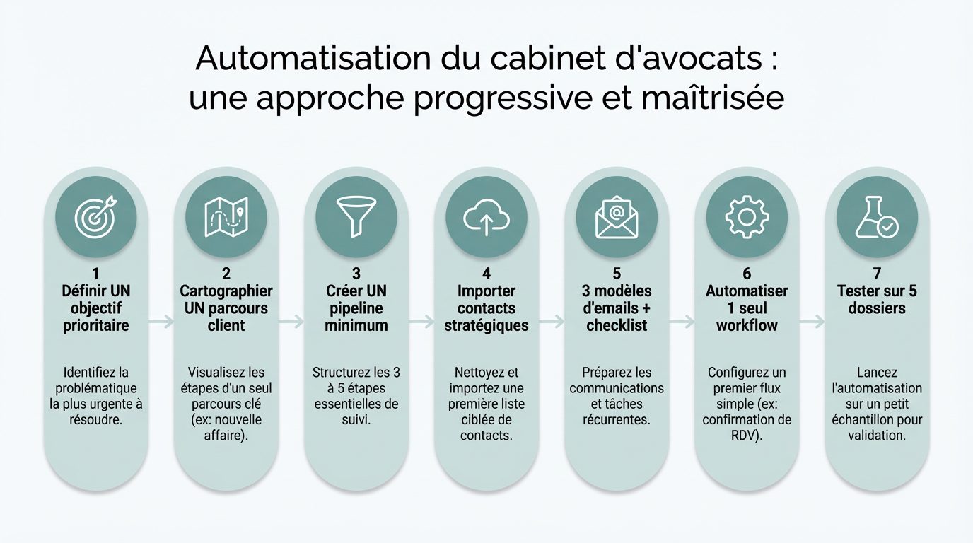 crm avocat : mise en place en 7 étapes
