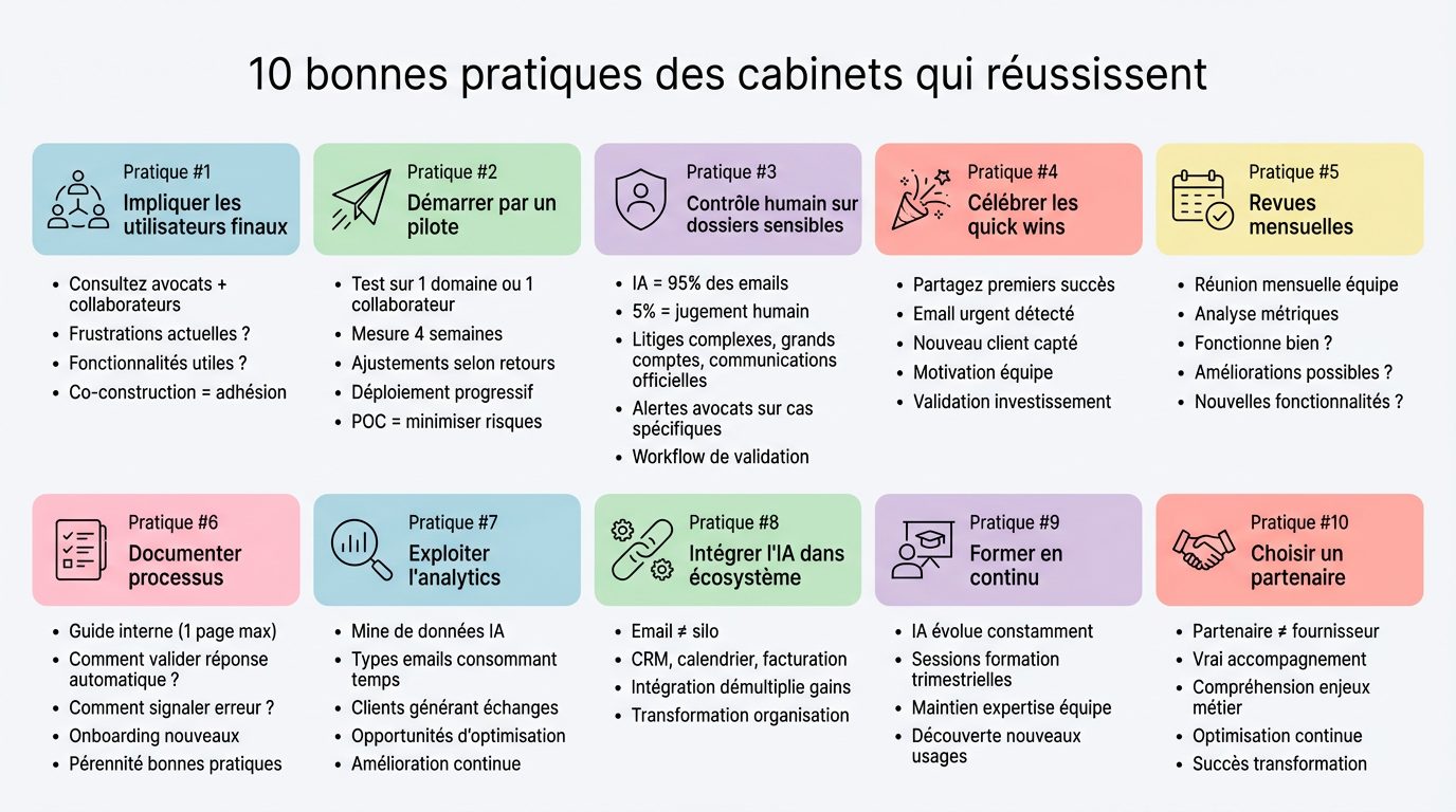 10 Bonnes Pratiques Cabinets Réussite