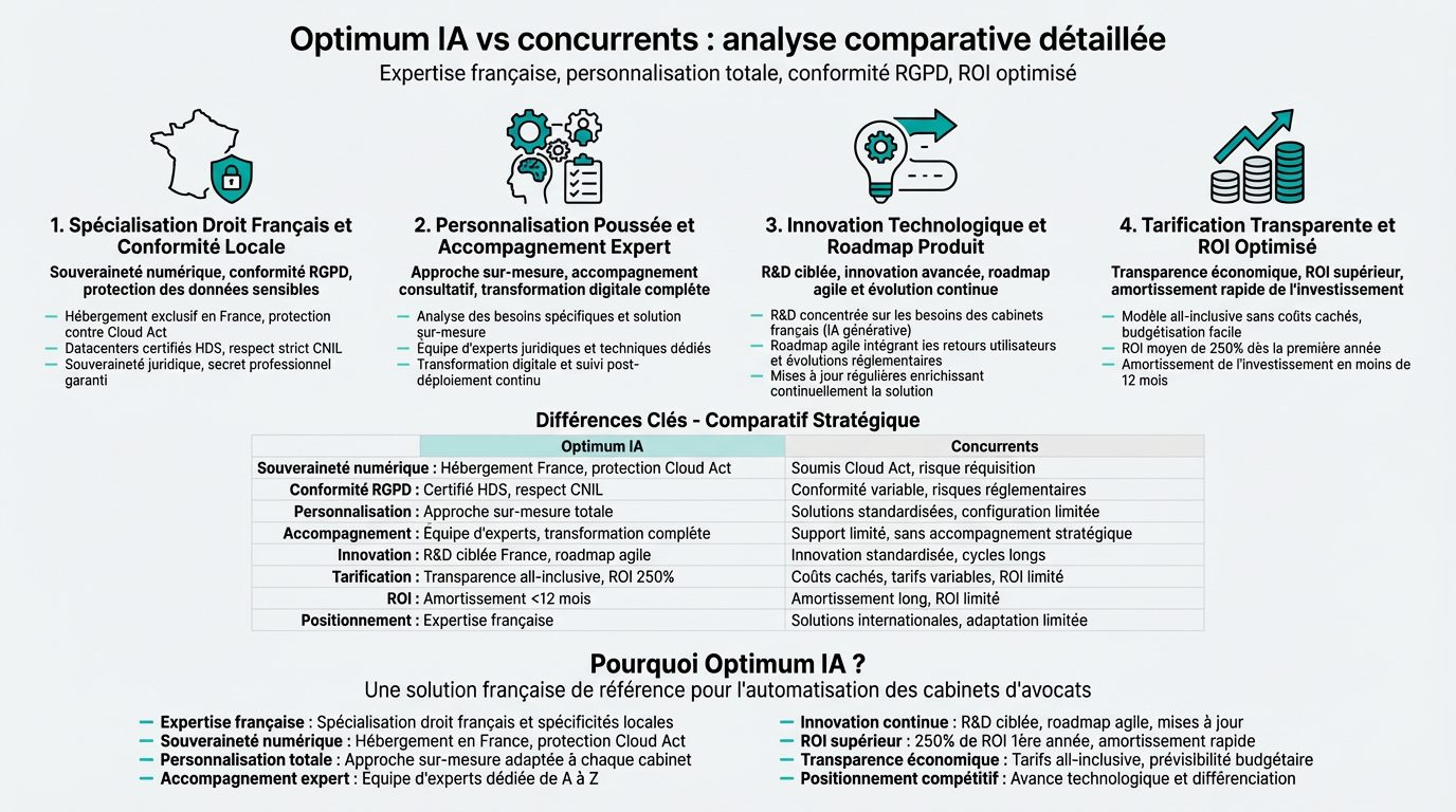 Analyse comparative Optimum IA vs Concurrents