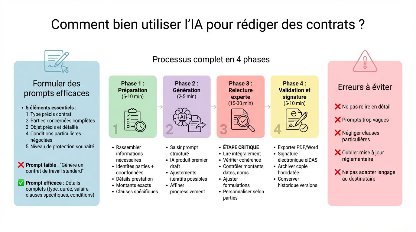 Comment Utiliser IA Rédiger Contrats