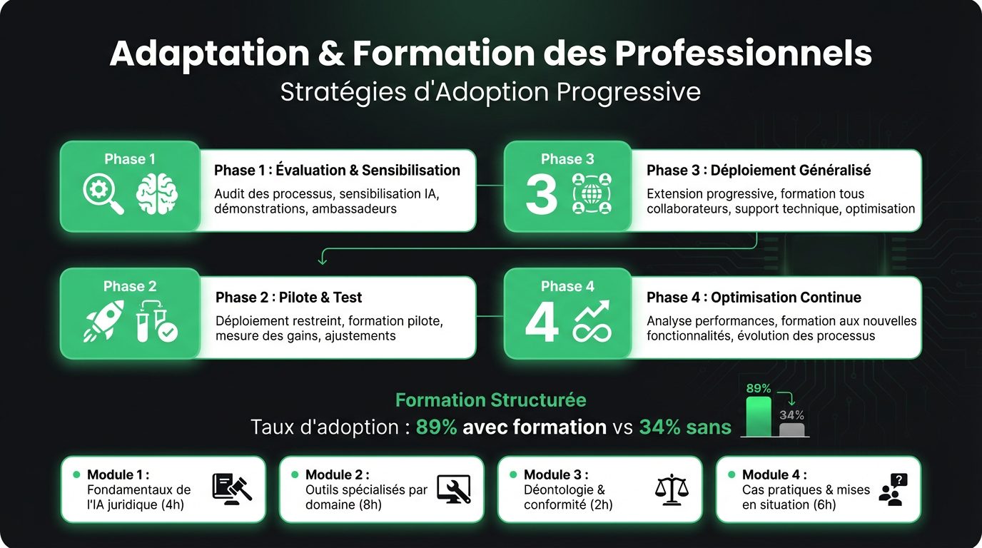 Ia dans les cabinets d'avocats : Adaptation et formation des professionnels Ia dans les cabinets d'avocats : Adaptation et formation des professionnels
