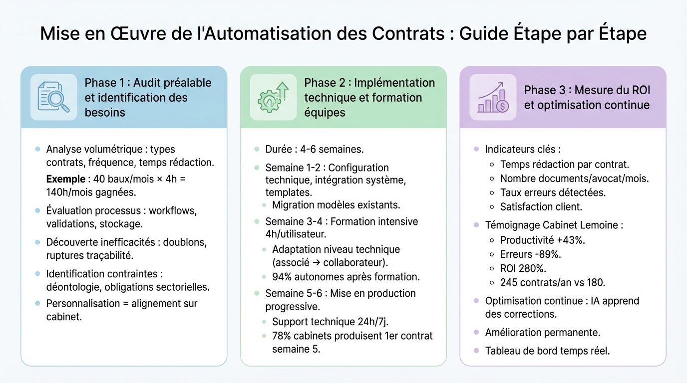 Mise en Œuvre Automatisation Contrats Guide